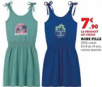 Super U Robe fille offre