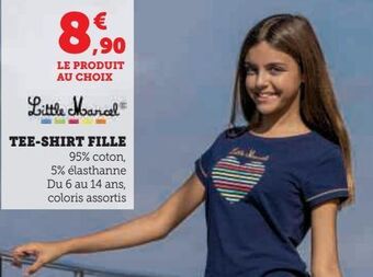 Super U Tee-shirt fille offre