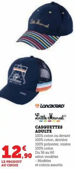 Super U Casquettes adulte offre