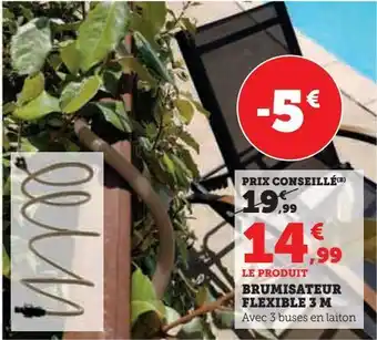 Brumisateur flexible 3 m