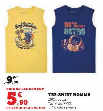 Super U Tee-shirt homme offre