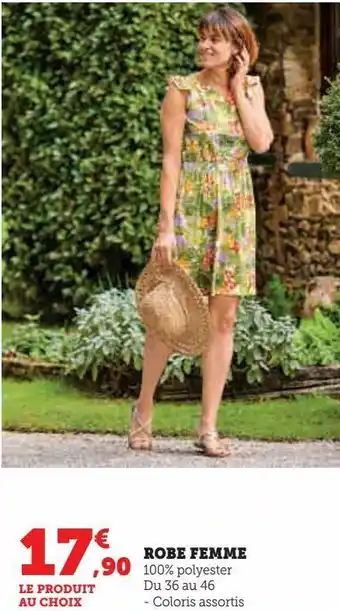 Super U Robe femme offre