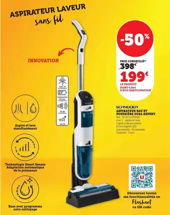 Super U Aspirateur eau et poussiere duval expert offre