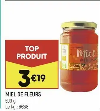Leader Price Miel de fleurs offre