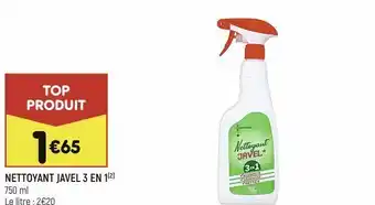 Leader Price Nettoyant javel 3 en 1 offre
