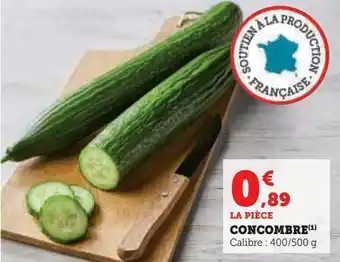 Hyper U Concombre offre