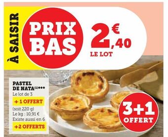 U Express Pastel de nata offre