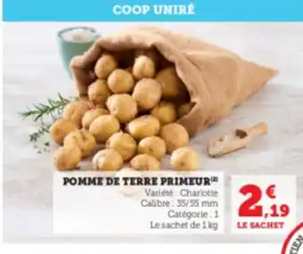 Super U POMME DE TERRE PRIMEUR¹²¹) offre