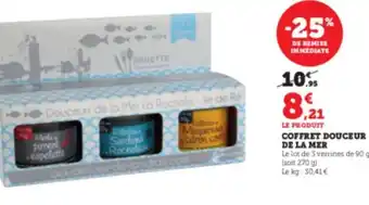 Super U COFFRET DOUCEUR DE LA MER offre