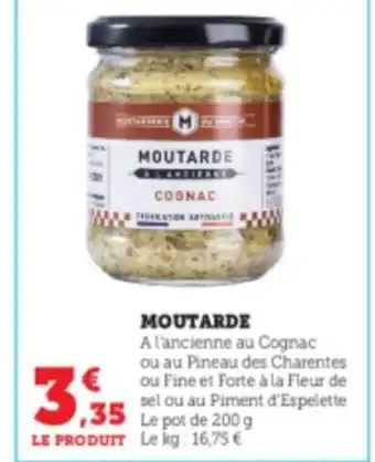 Super U MOUTARDE offre