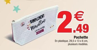 Bazarland Pochette offre
