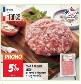 Netto Chair à saucisse netto offre