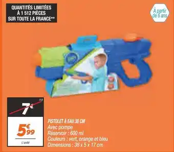 Netto Pistolets a eau 38 cm offre