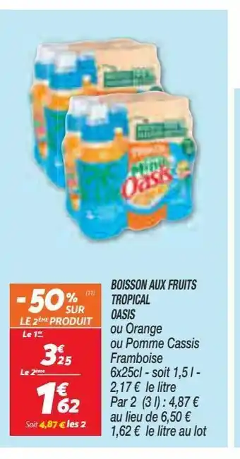 Netto Boissons aux fruits tropical oasis offre
