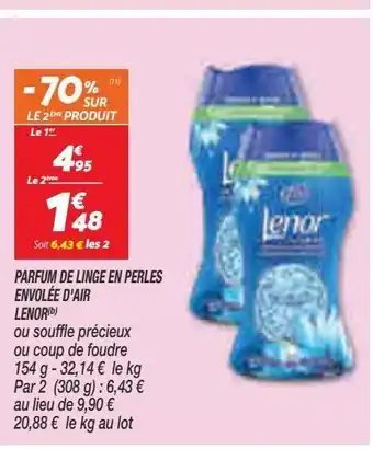 Netto Parfum de linge en perles envolée d`air lenor offre