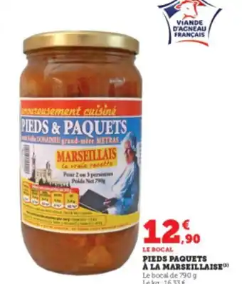 Super U PIEDS PAQUETS À LA MARSEILLAISE™) offre