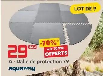 Gifi Dalle de protection x9 aquaway offre
