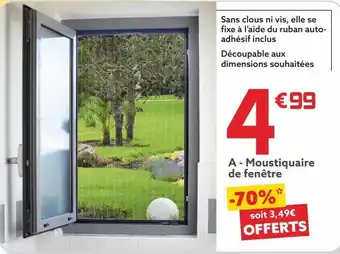 Gifi Moustiquaire de fenêtre offre