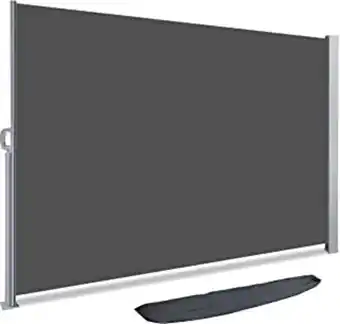 Paravent extérieur avec housse de protection – 160x300 cm |auvent rétractable 1m60x3m | brise vue rétractable pour jardin,...