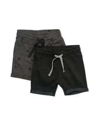 2 shorts sweat enfant noir