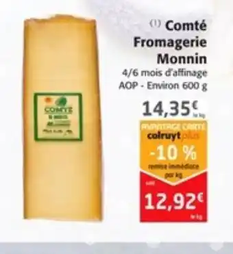 Colruyt Comté Fromagerie Monnin offre