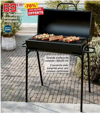Gifi Barbecue tonneau jefferson offre