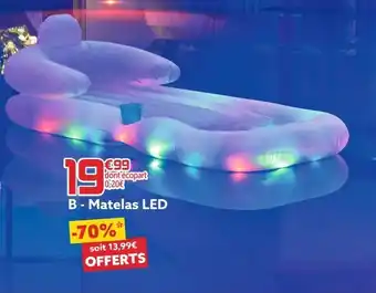 Gifi Matelas led offre
