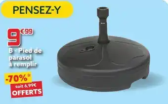 Gifi Pied de parasol à remplir offre