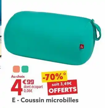 Gifi Coussin microbilles offre
