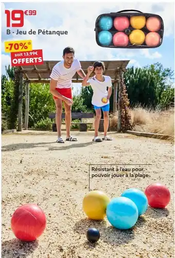 Gifi Jeu de pétanque offre