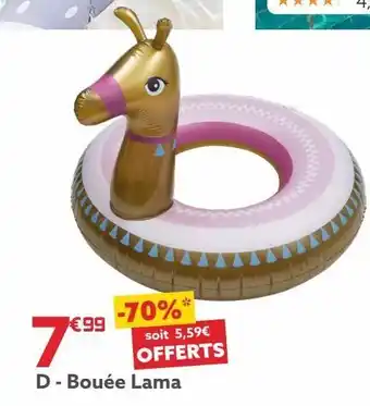 Gifi Bouée lama offre