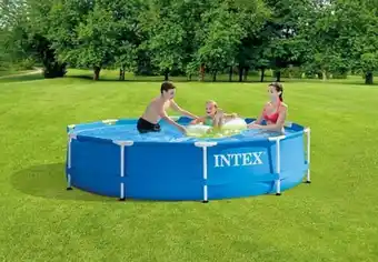 Bricomarché Piscine tubulaire metal frame - ronde - d305xh76cm offre