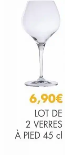 E.Leclerc Jardi LOT DE 2 VERRES 2 VERRES offre