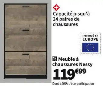 Conforama Meuble à chaussures offre