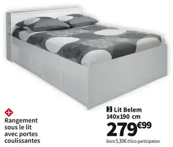 Conforama Lit 140 cm offre