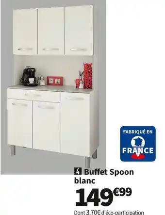 Conforama Buffet spoon blanc offre