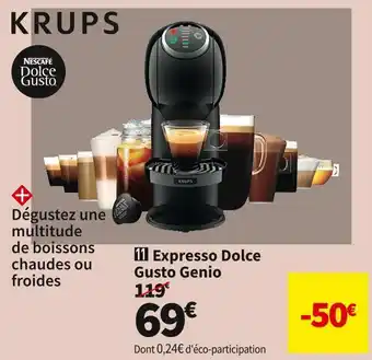 Conforama Krups expresso dolce gusto yy4445fd offre