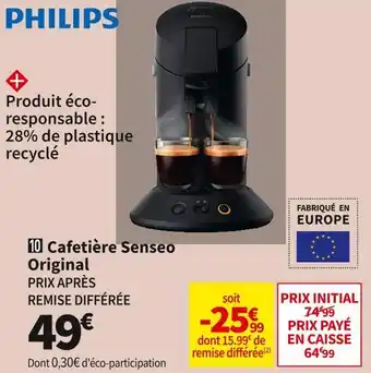 Philips cafetière senseo original csa210/61