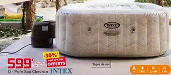 Gifi Intex pure spa chevron offre