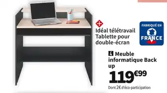 Conforama Meuble informatique back up offre