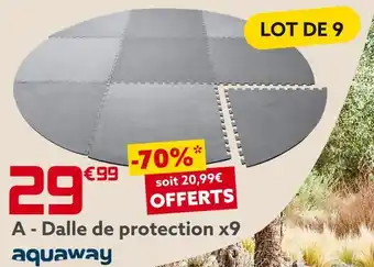 Gifi Aquaway dalle de protection x9 offre