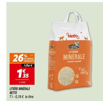 Netto Netto litière minérale offre