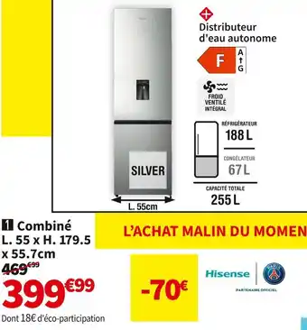 Conforama Hisense réf. combiné rb329n4wdf offre