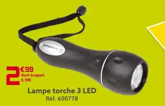 Gifi Lampe torche 3 led offre