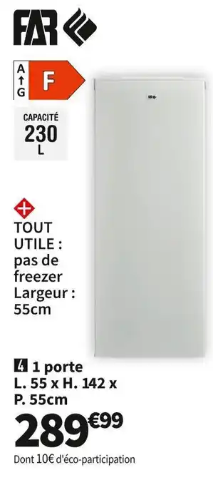 Conforama Far réf. 1 porte mp2021w offre