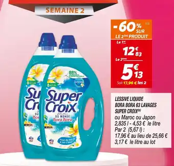 Netto Super croix lessive liquide(b) offre
