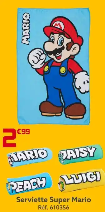Serviette super mario
