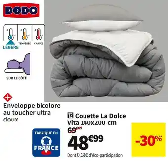 Dodo couette la dolce vita 140x200 cm