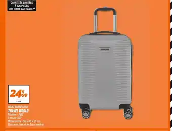 Netto Travel world valise cabine grise offre