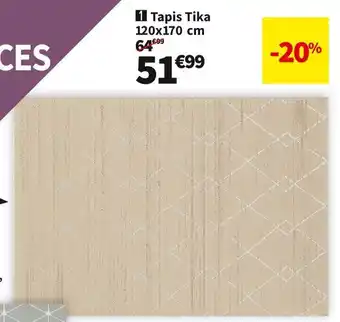 Conforama Tapis tika offre